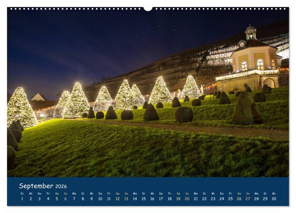 Produktbild: Elbflorenz - Dresden und Umgebung (Wandkalender 2026 DIN A2 quer), CALVENDO Monatskalender