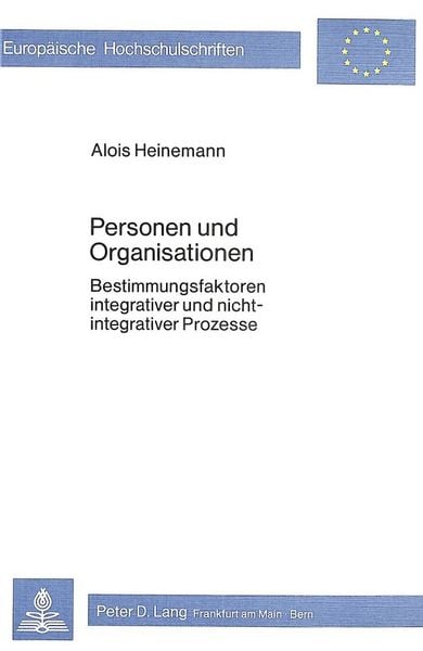 Produktbild: Personen und Organisationen