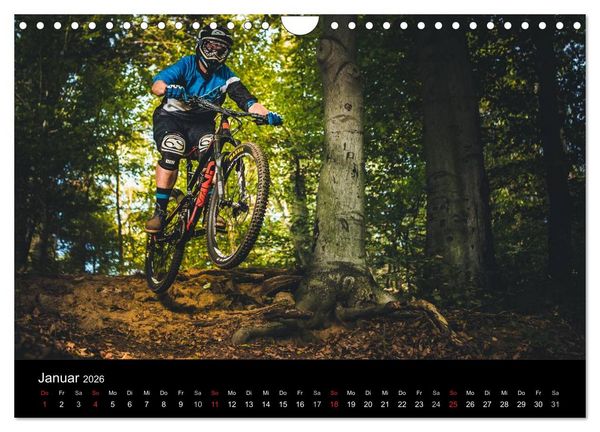 Produktbild: Mountainbike Action (Wandkalender 2026 DIN A4 quer), CALVENDO Monatskalender