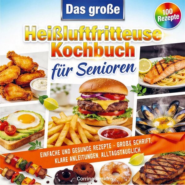 Produktbild: Das gro&szlig;e Hei&szlig;luftfritteuse Kochbuch f&uuml;r Senioren