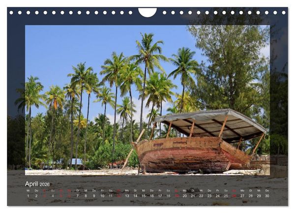 Produktbild: Sansibar (Wandkalender 2026 DIN A4 quer), CALVENDO Monatskalender