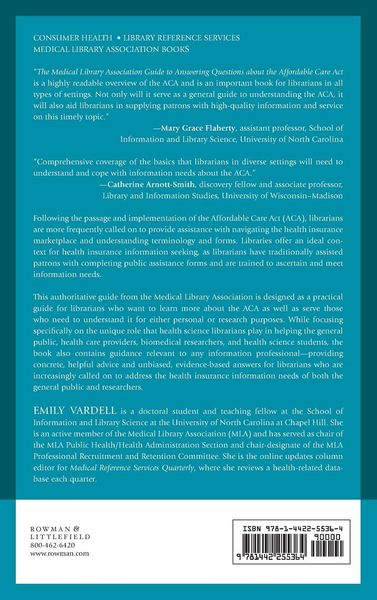 Produktbild: Medical Library Association Guide to Answering Questions about the Affordable Care Act