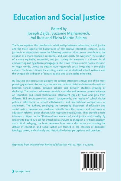 Produktbild: Education and Social Justice