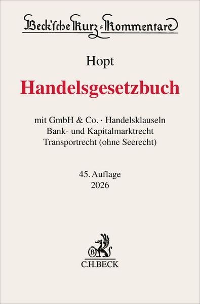 Produktbild: Handelsgesetzbuch. HGB