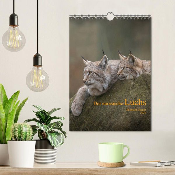 Produktbild: Der eurasische Luchs (Wandkalender 2026 DIN A4 hoch), CALVENDO Monatskalender