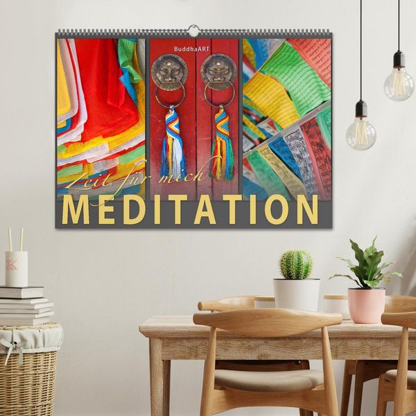 Produktbild: MEDITATION Zeit f&uuml;r mich (Wandkalender 2026 DIN A2 quer), CALVENDO Monatskalender