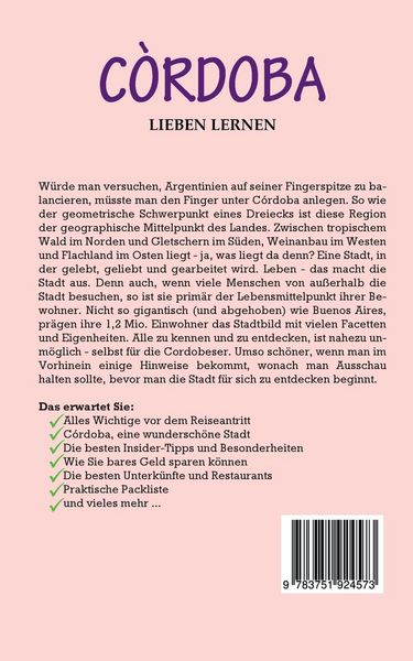 Produktbild: C&oacute;rdoba lieben lernen: Der perfekte Reisef&uuml;hrer f&uuml;r einen unvergesslichen Aufenthalt in C&oacute;rdoba inkl. Insider-Tipps, Tipps zum Geldsparen und Packliste