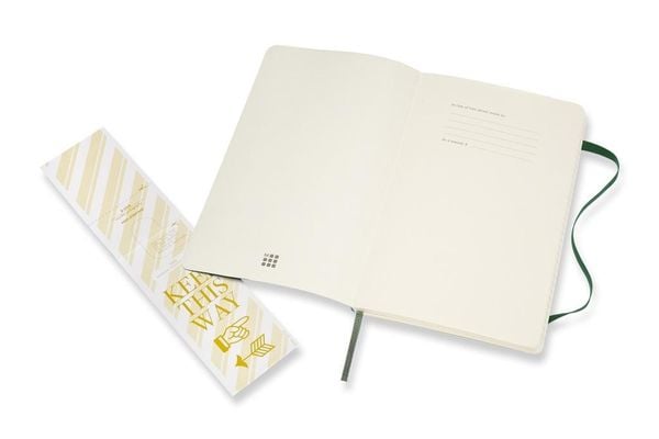 Produktbild: Moleskine Notizbuch Large/A5, Liniert, Myrtengr&uuml;n
