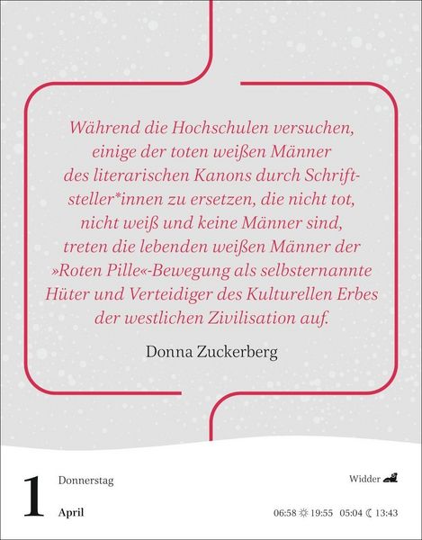 Produktbild: Starke Worte von starken Frauen Tagesabrei&szlig;kalender 2027