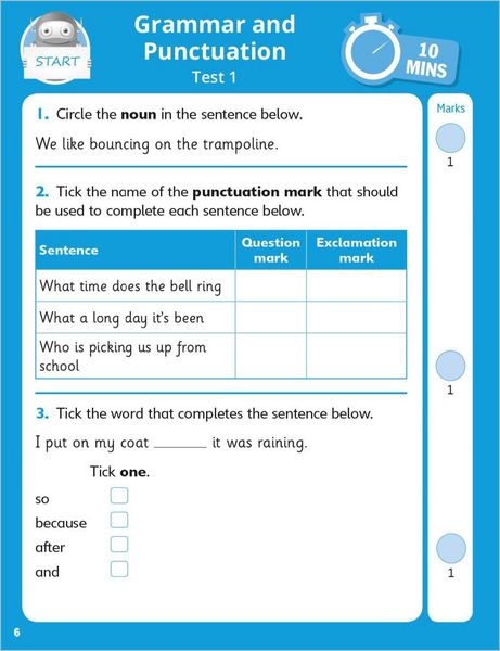 Produktbild: Grammar, Reading & Maths 10-Minute Tests Ages 6-7