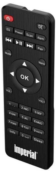 Produktbild: Imperial Dabman i200 V2 Internet Tischradio DAB+, UKW, Internet AUX, USB, DLNA, LAN, Internetradio Schwarz
