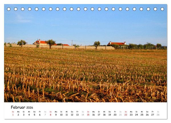 Produktbild: Jakobsweg - Camino Portugues Central (Tischkalender 2026 DIN A5 quer), CALVENDO Monatskalender