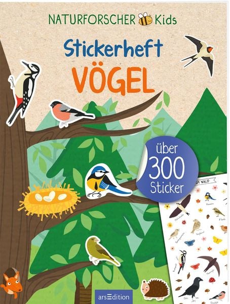 Produktbild: Naturforscher-Kids &ndash; Stickerheft V&ouml;gel