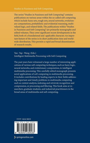 Produktbild: Intelligent Multimedia Processing with Soft Computing