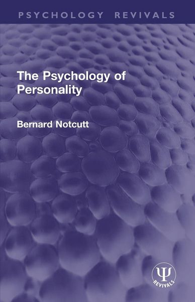Produktbild: The Psychology of Personality