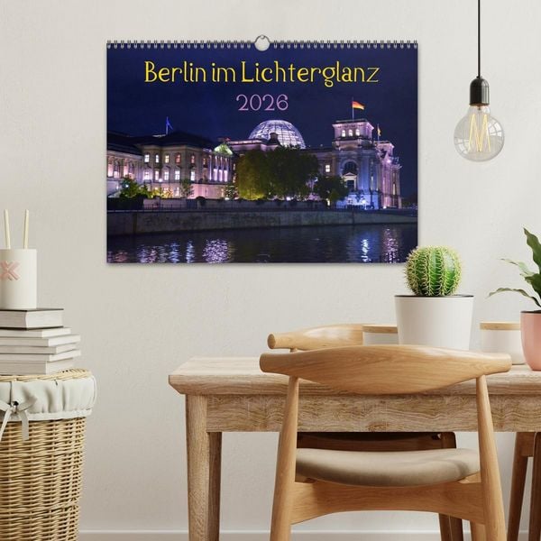 Produktbild: Berlin im Lichterglanz 2026 (Wandkalender 2026 DIN A3 quer), CALVENDO Monatskalender