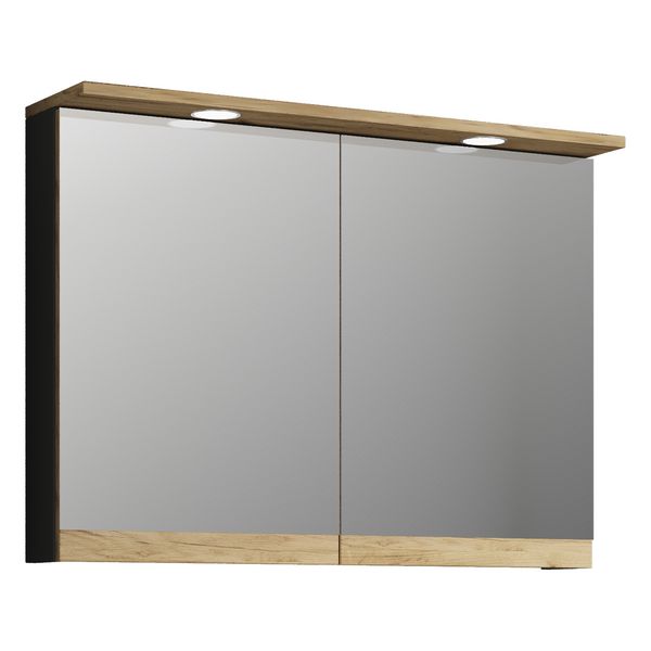 Produktbild: LED Bad Spiegelschrank Steckdose 59x80x23 Cosila