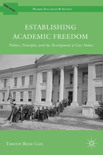 Produktbild: Establishing Academic Freedom