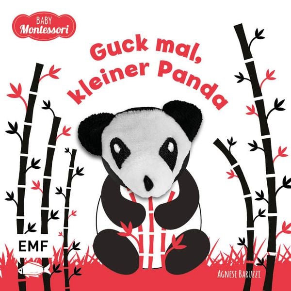 Kontrastbuch für Babys mit Fingerpuppe: Guck mal, kleiner Panda, Gebundene Ausgabe von , Edition Michael Fischer / EMF Verlag, 9783745918724