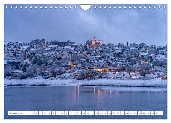 Produktbild: Blaue Stunde in Nordrhein-Westfalen (Wandkalender 2026 DIN A4 quer), CALVENDO Monatskalender