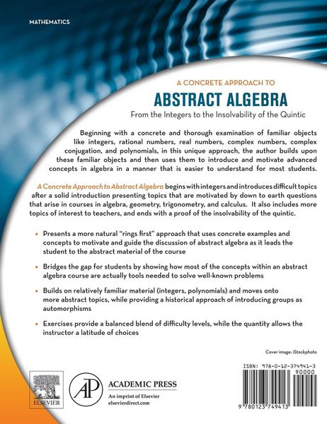 Produktbild: A Concrete Approach to Abstract Algebra