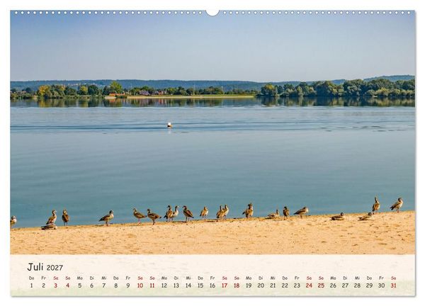 Produktbild: Naturparadies Altm&uuml;hlsee (hochwertiger Premium Wandkalender 2027 DIN A2 quer), Kunstdruck in Hochglanz