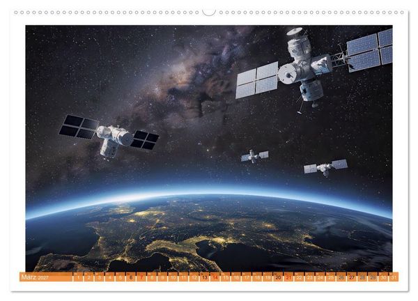 Produktbild: Im Weltall ist Stille (Wandkalender 2027 DIN A2 quer), CALVENDO Monatskalender