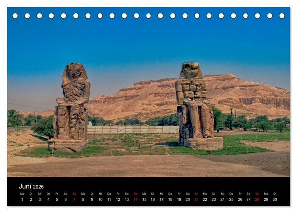 Produktbild: Luxor in Bildern - Auf den Spuren des antiken &Auml;gypten in Theben Ost und Theben West (Tischkalender 2026 DIN A5 quer), CALVENDO Monatskalender