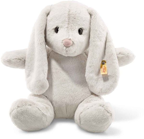 Produktbild: Steiff 080487 - Hoppie Hase, hellgrau, Pl&uuml;sch, 38 cm