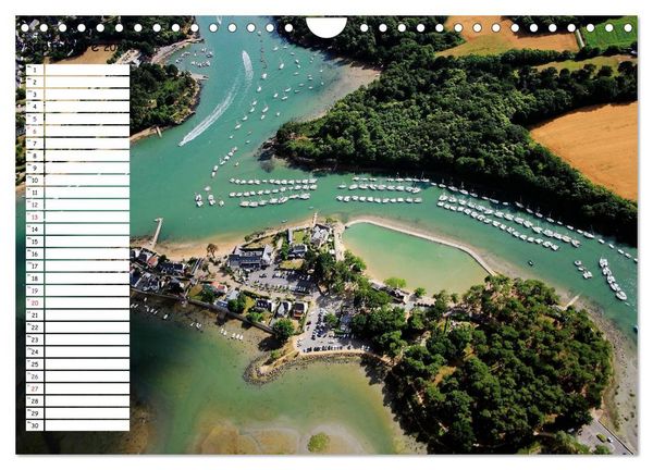 Produktbild: Le Golfe du Morbihan vu du ciel (Calendrier mural 2026 DIN A4 vertical), CALVENDO calendrier mensuel