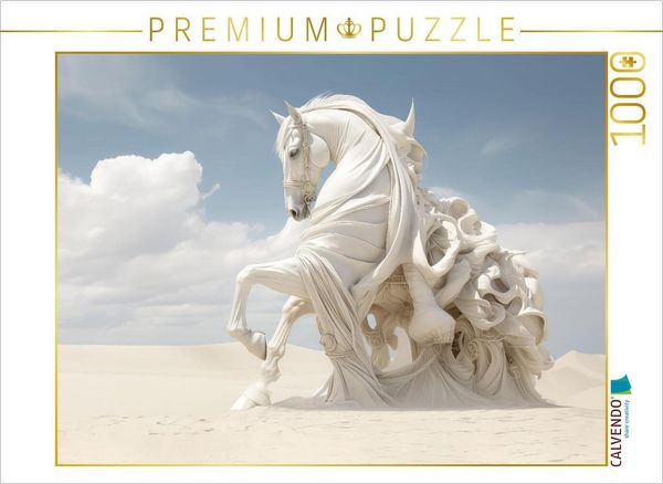 Produktbild: CALVENDO Puzzle Surrealismus trifft Pferdefans | 1000 Teile Lege-Gr&ouml;&szlig;e 64x48cm Foto-Puzzle f&uuml;r gl&uuml;ckliche Stunden