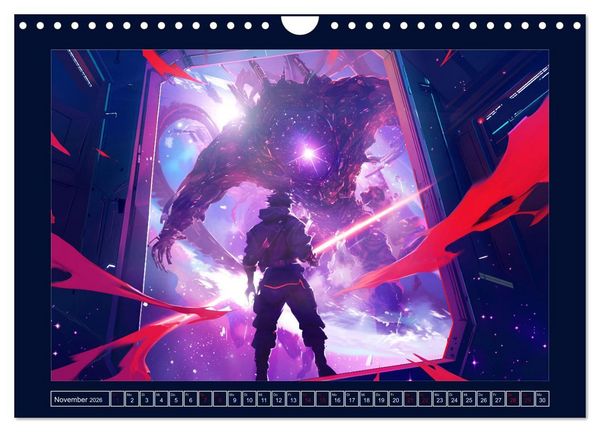 Produktbild: Interstellare Helden (Wandkalender 2026 DIN A4 quer), CALVENDO Monatskalender