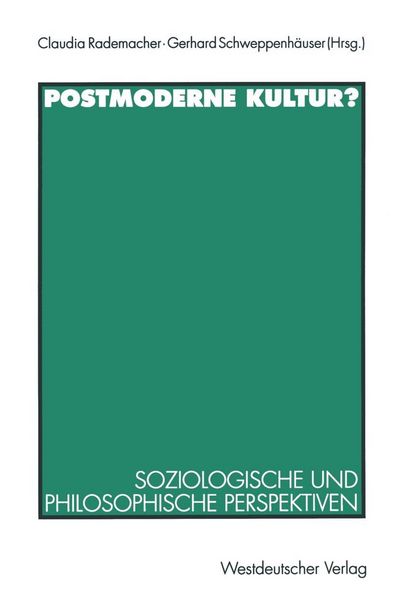 Produktbild: Postmoderne Kultur?