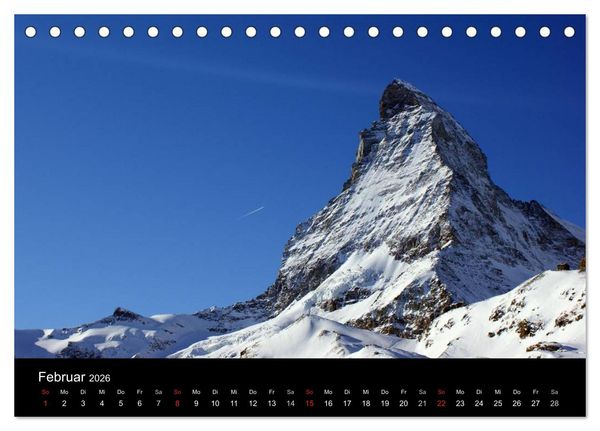 Produktbild: Faszination Matterhorn (Tischkalender 2026 DIN A5 quer), CALVENDO Monatskalender
