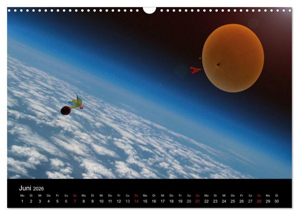 Produktbild: Eine Reise in die Stratosph&auml;re (Wandkalender 2026 DIN A3 quer), CALVENDO Monatskalender