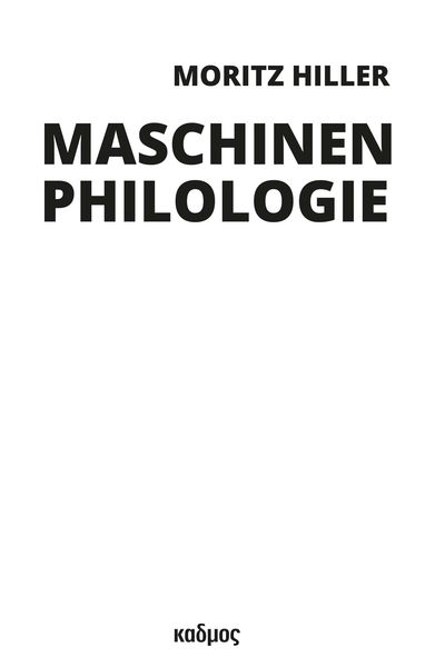 Produktbild: Maschinenphilologie