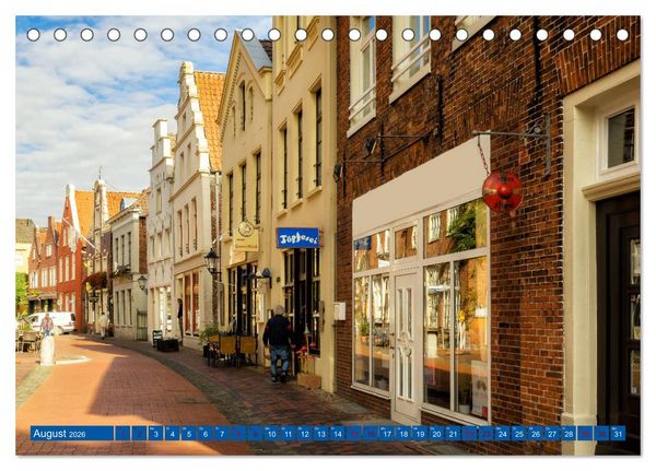 Produktbild: Leer - Das Tor zu Ostfriesland (Tischkalender 2026 DIN A5 quer), CALVENDO Monatskalender