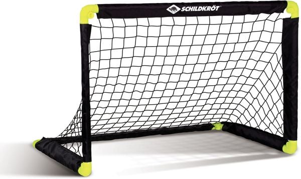 Produktbild: Schildkr&ouml;t 970987 - Faltbares Fussball Tor, Kunststoff, 90 x 60 x 60cm, freistehend f&uuml;r In- und Outdoor, inkl. 4 Erdhaken