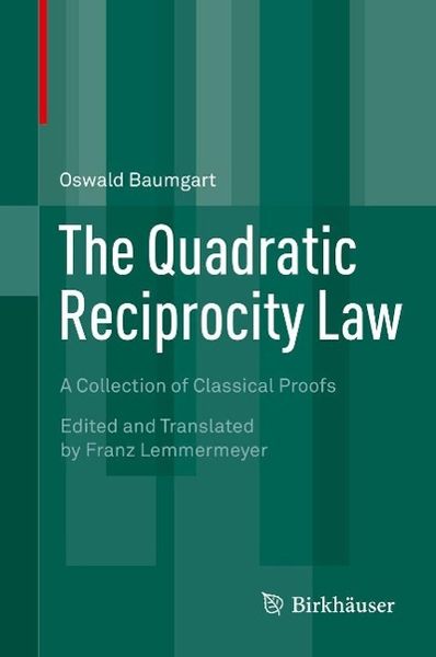Produktbild: The Quadratic Reciprocity Law