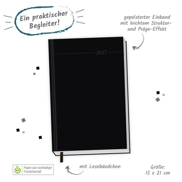Produktbild: TR&Ouml;TSCH - Buchkalender A5 2027