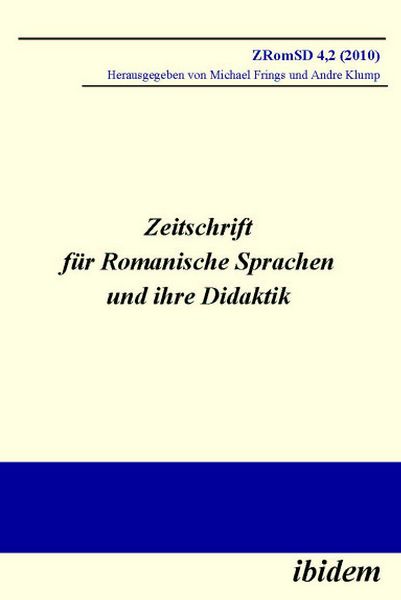 Produktbild: Zeitschrift f&uuml;r Romanische Sprachen und ihre Didaktik