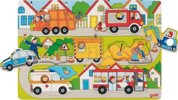 Produktbild: Hintergrundbildpuzzle Auf der Stra&szlig;e
