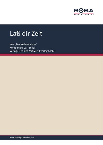 Produktbild: La&szlig; dir Zeit