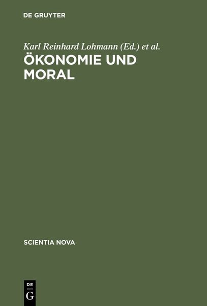Produktbild: &Ouml;konomie und Moral