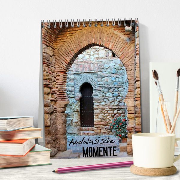 Produktbild: Andalusische Momente (Tischkalender 2026 DIN A5 hoch), CALVENDO Monatskalender