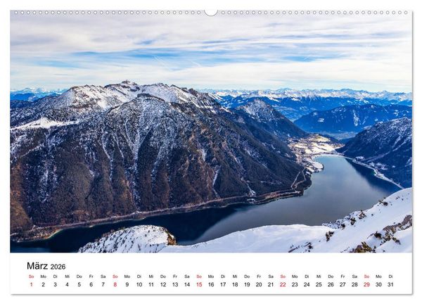 Produktbild: Traumhafter Achensee - eine kalendarische Reise (hochwertiger Premium Wandkalender 2026 DIN A2 quer), Kunstdruck in Hochglanz