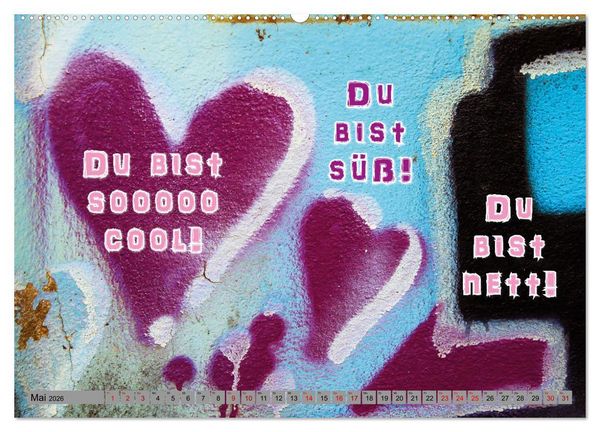 Produktbild: F&uuml;r meinen Lieblingsmenschen (hochwertiger Premium Wandkalender 2026 DIN A2 quer), Kunstdruck in Hochglanz