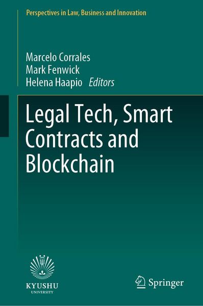 Produktbild: Legal Tech, Smart Contracts and Blockchain