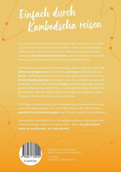 Produktbild: Reiserouten durch Kambodscha
