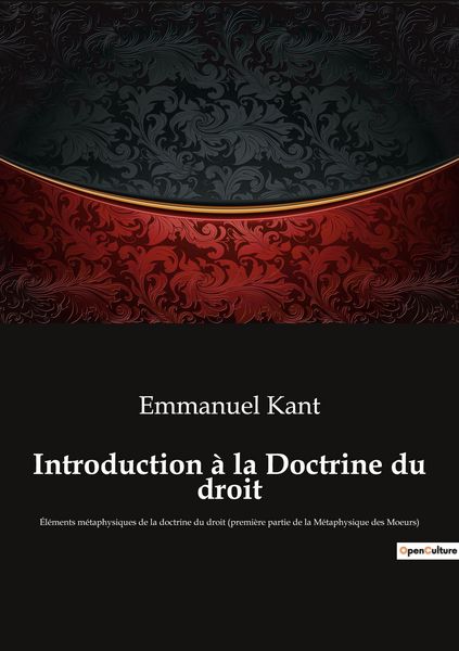 Produktbild: Introduction &agrave; la Doctrine du droit